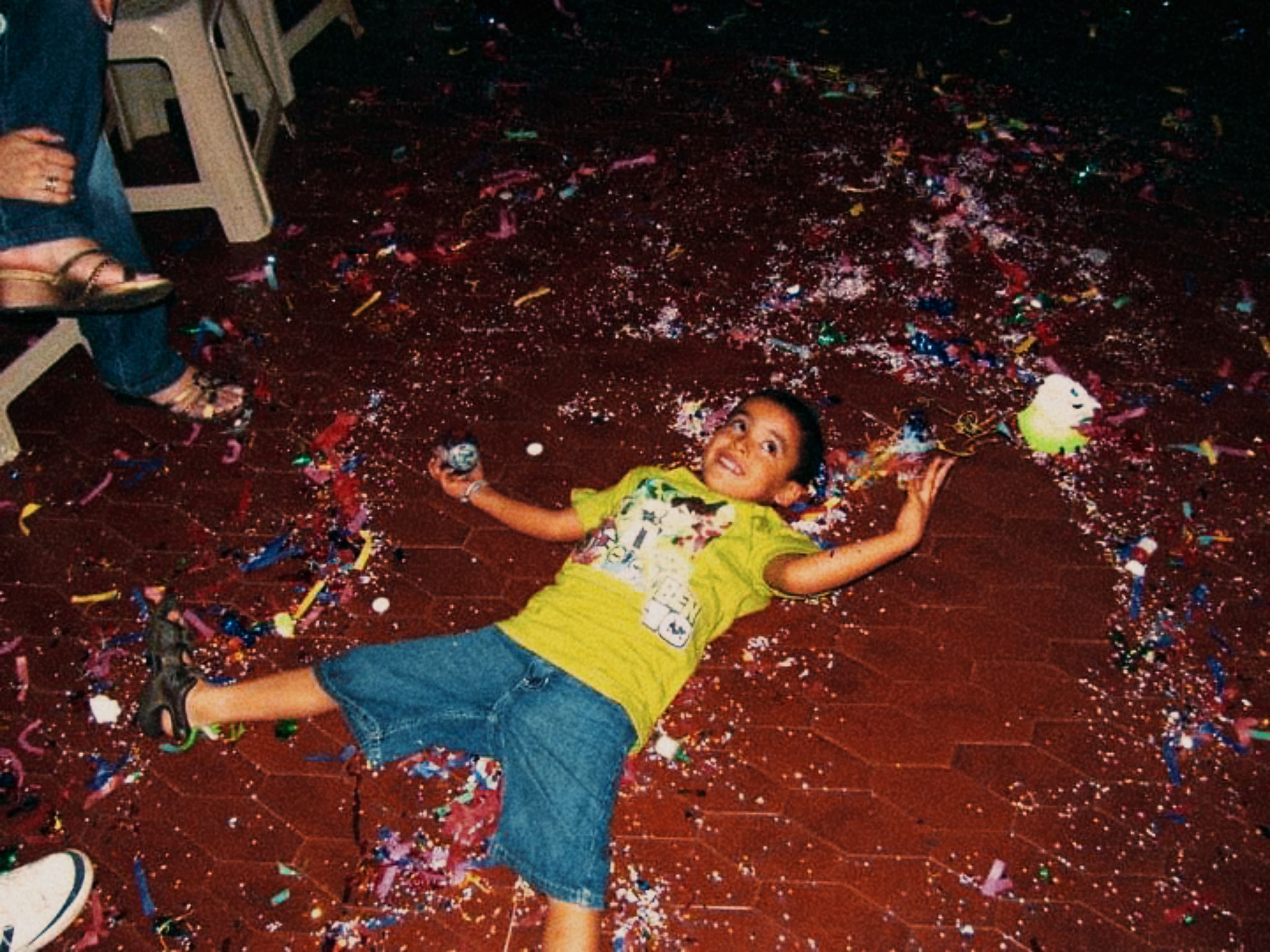 Young Santiago Rodriguez as a child, early passion for creativity and building